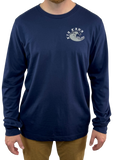 Wai - Navy - Long Sleeve T-Shirt