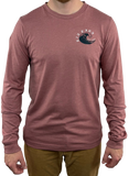 Wai - Heather Mauve - Long Sleeve T-Shirt