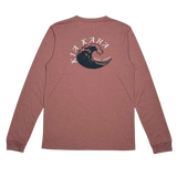 Wai - Heather Mauve - Long Sleeve T-Shirt
