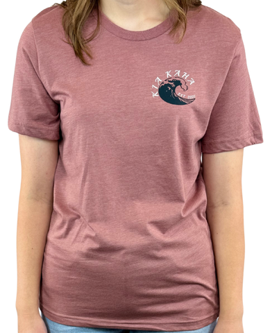 Ngaru - Mauve -S/S T-Shirt