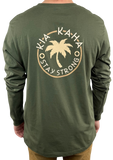 Nikau - Military Green - Long Sleeve T-Shirt